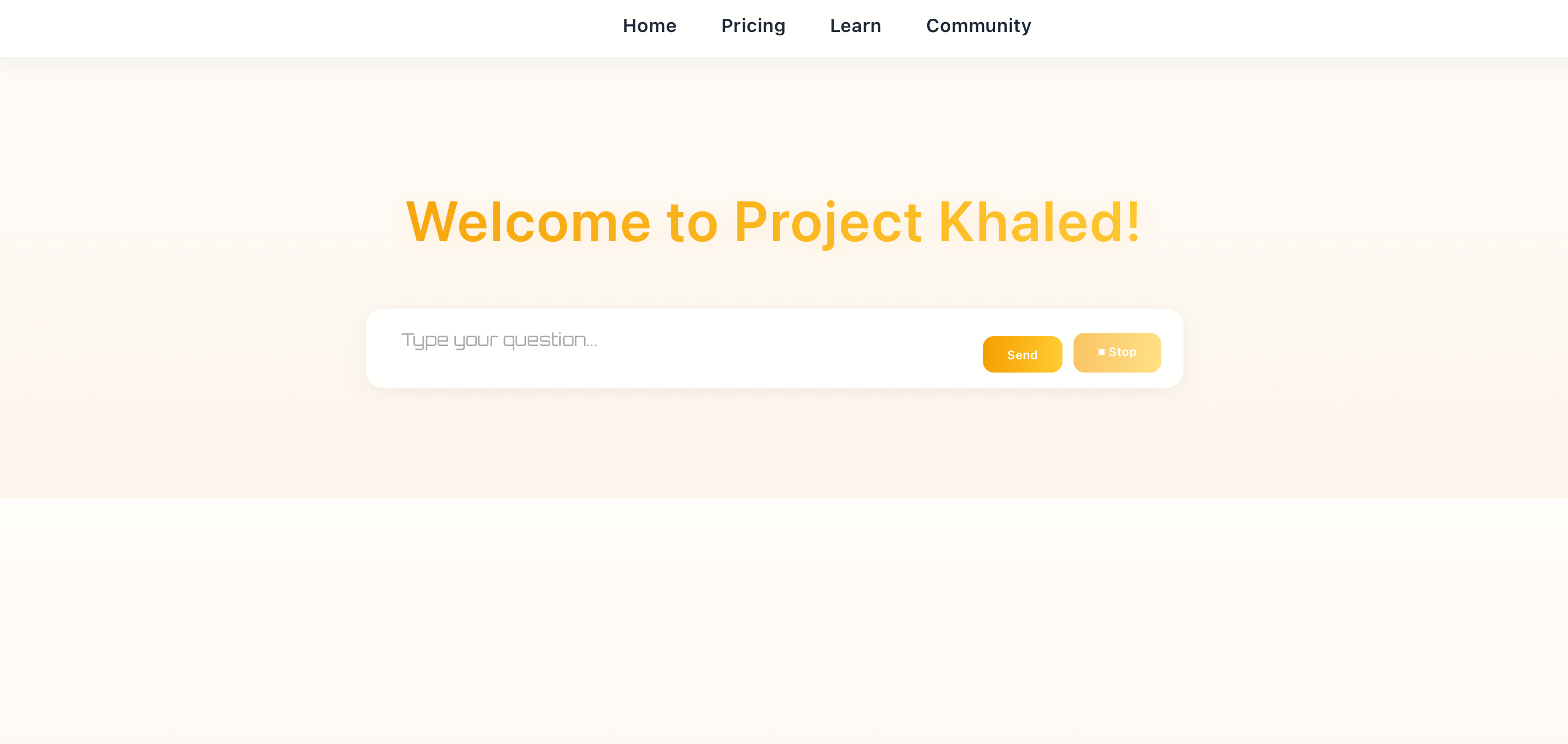 VastoR AI Platform - Dashboard